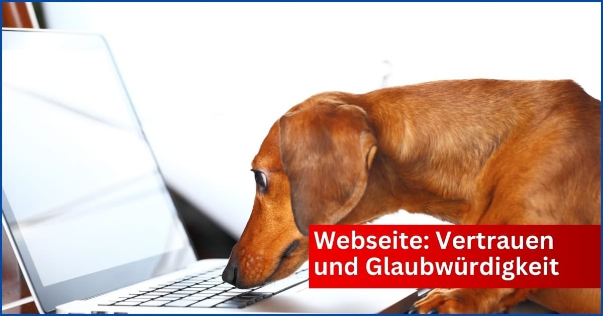 Webseite vertrauen